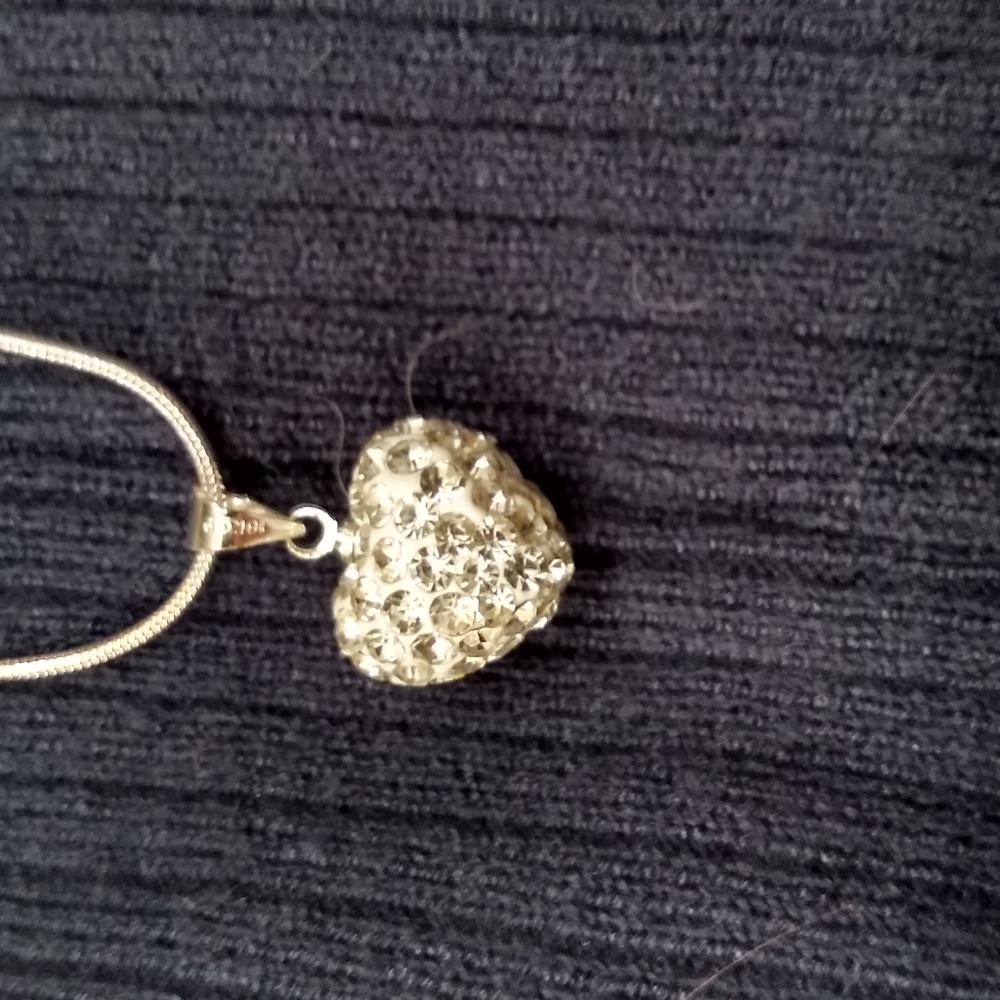 Sterling silver locket necklace